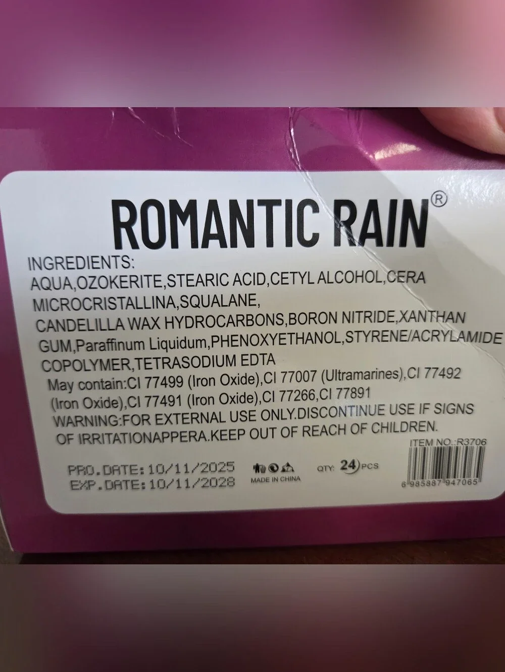 Transparent Mascara - Pink